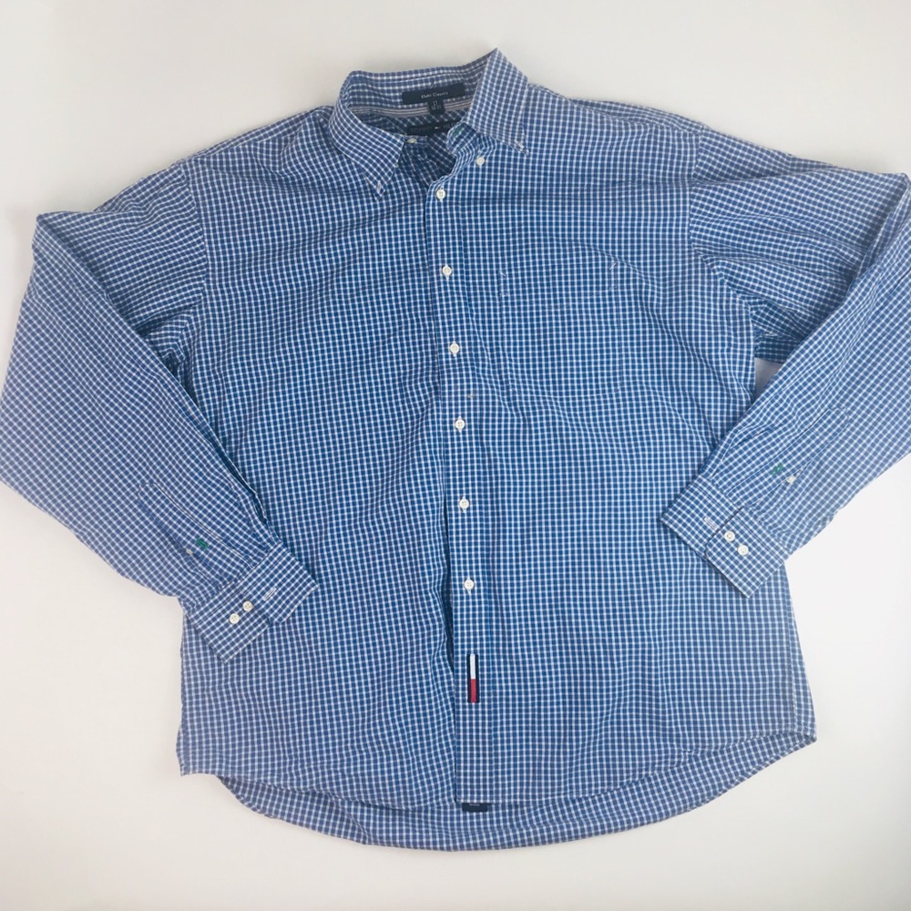 Tommy Hilfiger Gingham Plaid Button Down